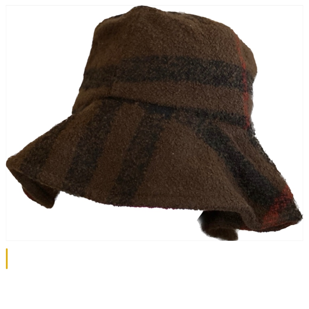 Burberry Wool Check Vintage Bucket Hat